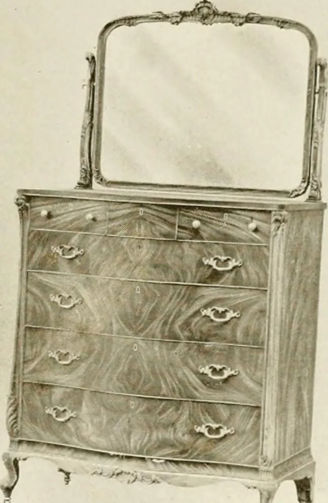 An illustration from Fashionable furniture., 1904, leaf 13