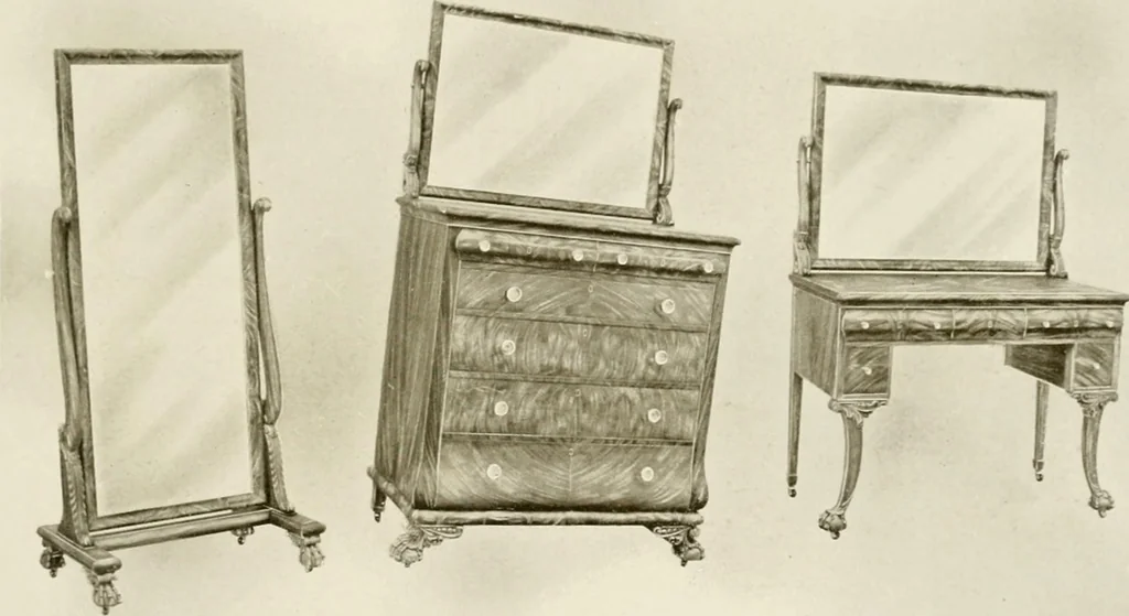 An illustration from Fashionable furniture., 1904, leaf 17