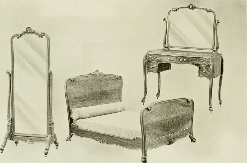 An illustration from Fashionable furniture., 1904, leaf 18