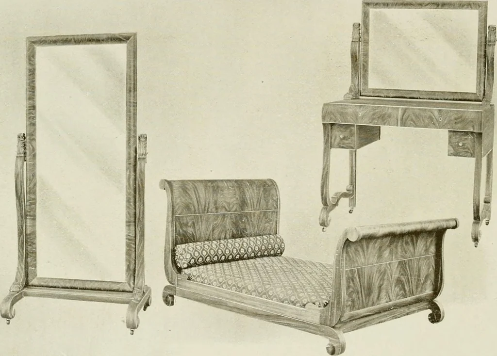 An illustration from Fashionable furniture., 1904, leaf 20