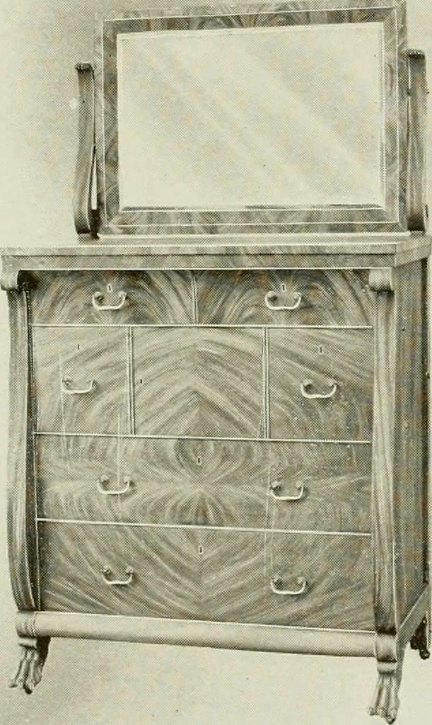 An illustration from Fashionable furniture., 1904, leaf 22