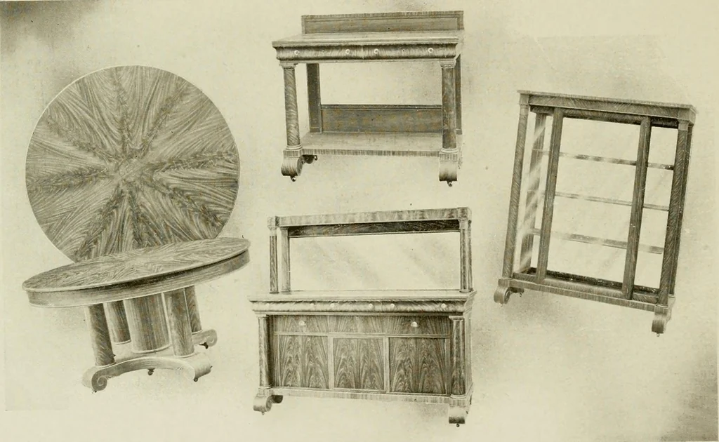 An illustration from Fashionable furniture., 1904, leaf 26
