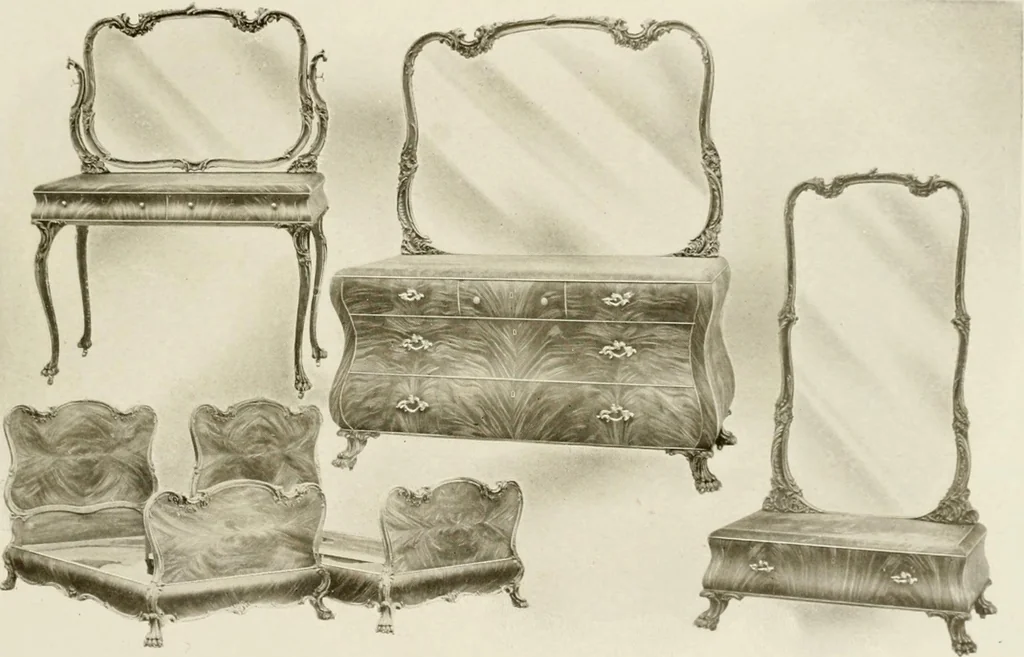 An illustration from Fashionable furniture., 1904, leaf 7