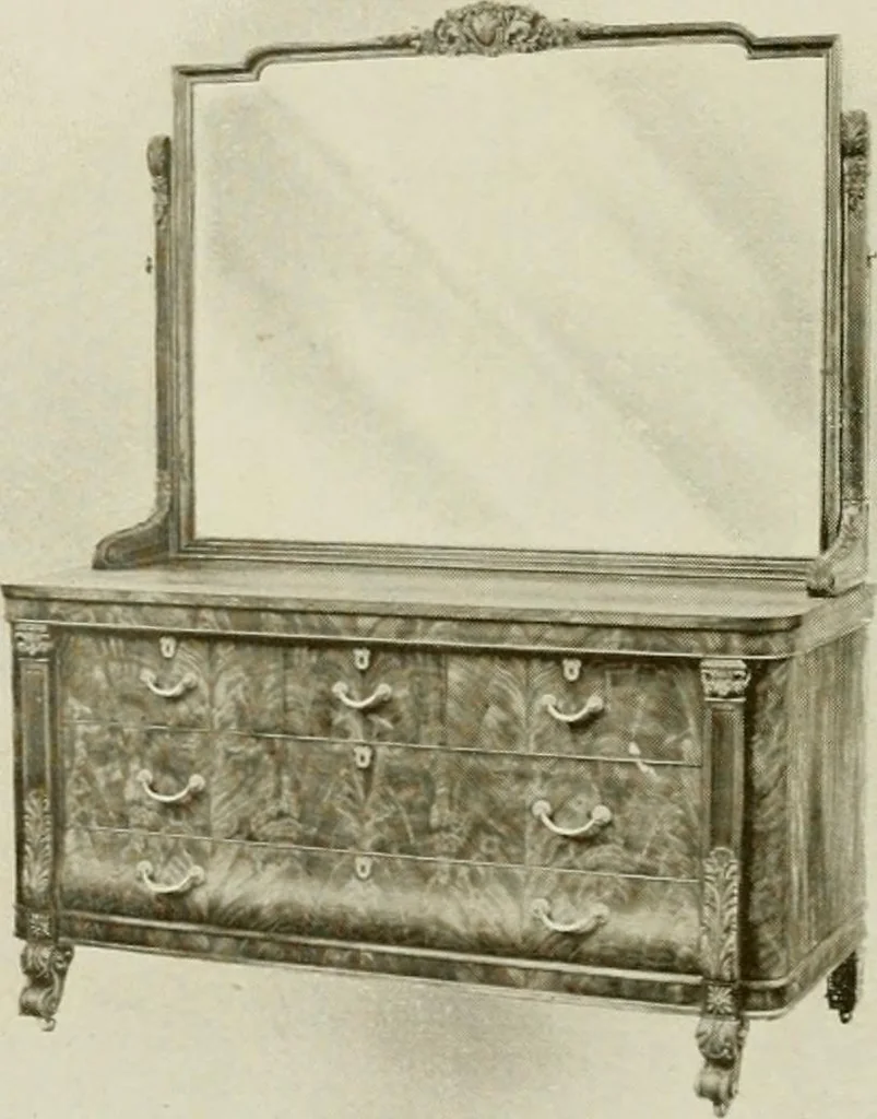 An illustration from Fashionable furniture., 1904, leaf 8