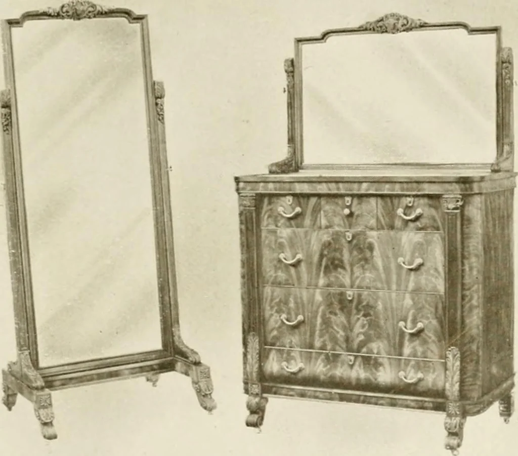 An illustration from Fashionable furniture., 1904, leaf 9