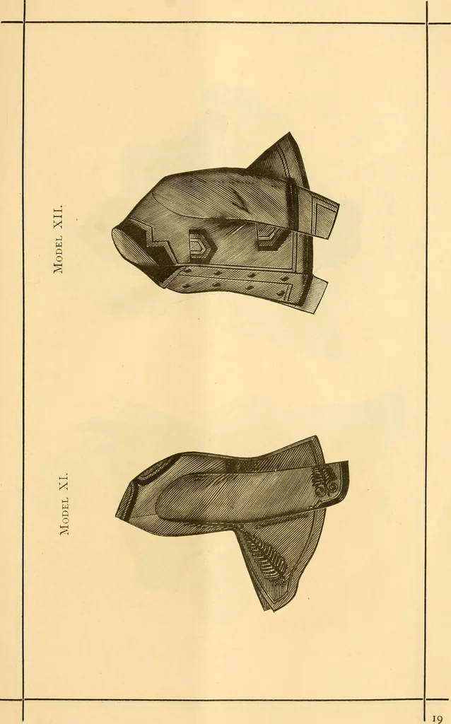 An illustration from Fashion book : novelties, costumes, mantles, millinery, etc., 1874, leaf 22