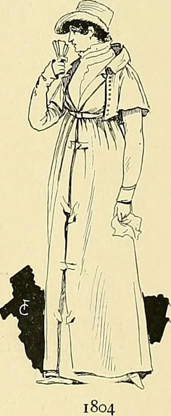 An illustration from Fashion in Paris; the various phases of feminine taste and aesthetics from 1797 to 1897, 1898, leaf 107