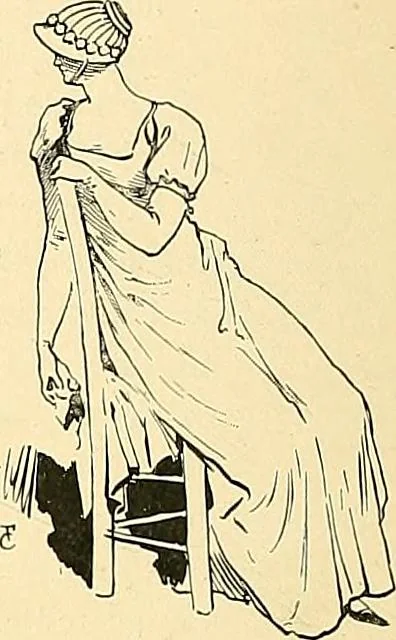 An illustration from Fashion in Paris; the various phases of feminine taste and aesthetics from 1797 to 1897, 1898, leaf 132
