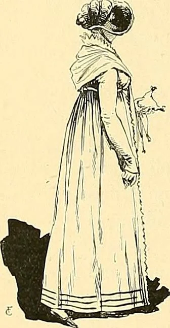 An illustration from Fashion in Paris; the various phases of feminine taste and aesthetics from 1797 to 1897, 1898, leaf 132