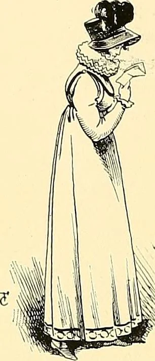 An illustration from Fashion in Paris; the various phases of feminine taste and aesthetics from 1797 to 1897, 1898, leaf 138