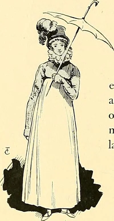 An illustration from Fashion in Paris; the various phases of feminine taste and aesthetics from 1797 to 1897, 1898, leaf 142