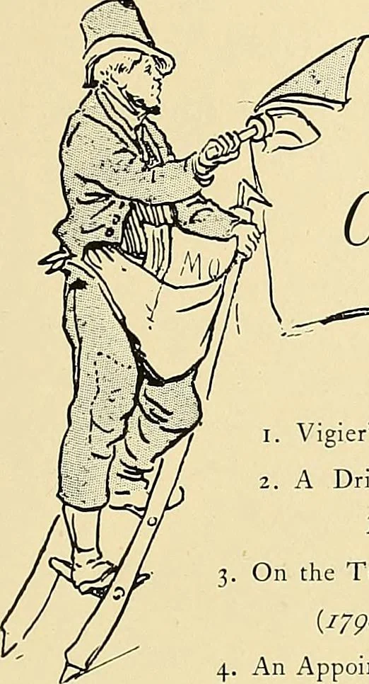 An illustration from Fashion in Paris; the various phases of feminine taste and aesthetics from 1797 to 1897, 1898, leaf 15