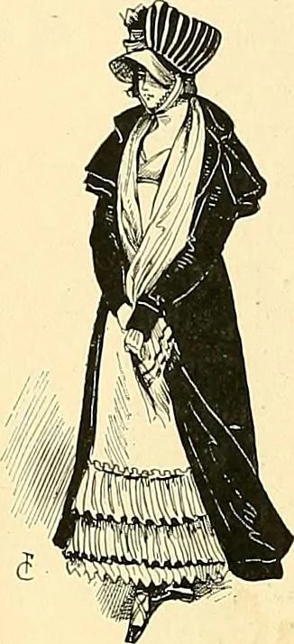 An illustration from Fashion in Paris; the various phases of feminine taste and aesthetics from 1797 to 1897, 1898, leaf 152