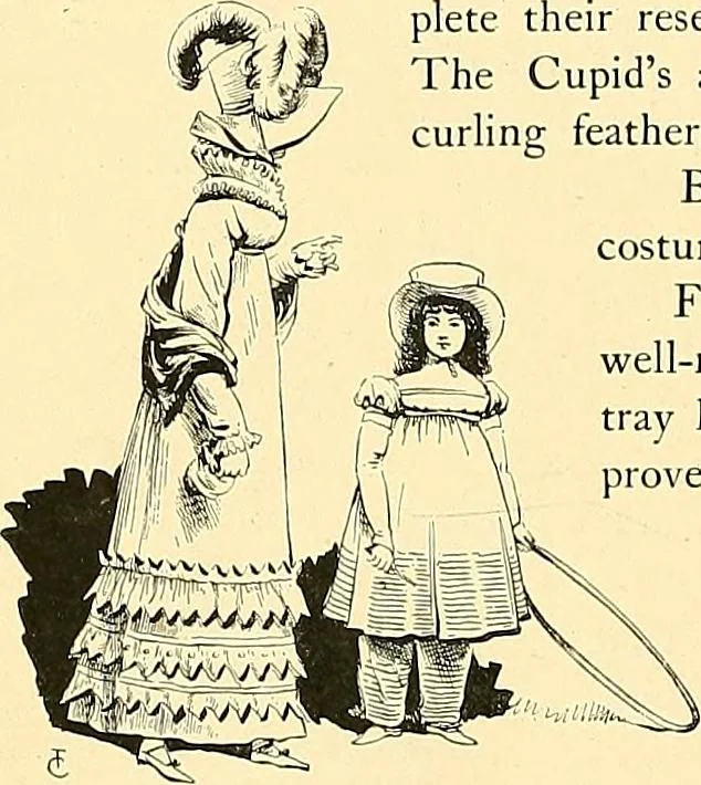 An illustration from Fashion in Paris; the various phases of feminine taste and aesthetics from 1797 to 1897, 1898, leaf 158