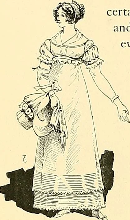 An illustration from Fashion in Paris; the various phases of feminine taste and aesthetics from 1797 to 1897, 1898, leaf 160