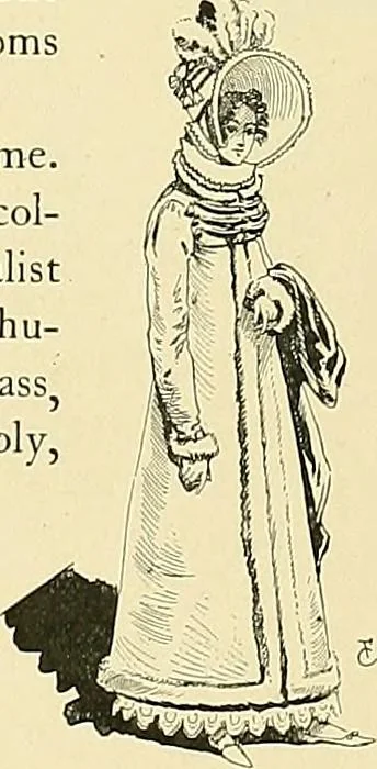An illustration from Fashion in Paris; the various phases of feminine taste and aesthetics from 1797 to 1897, 1898, leaf 161