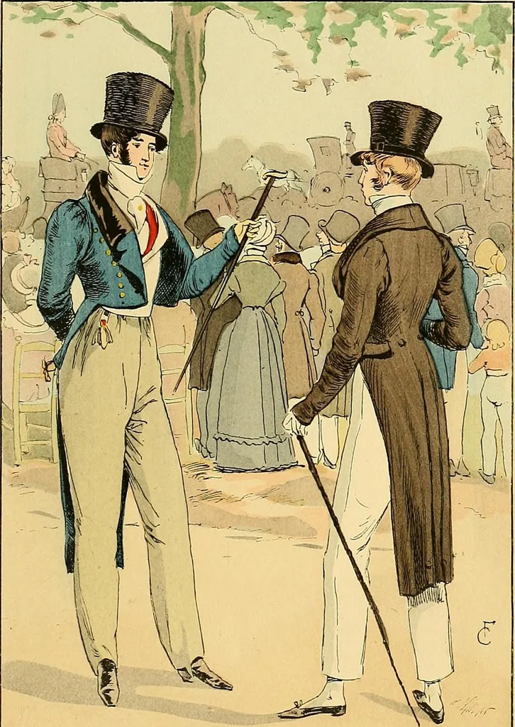 An illustration from Fashion in Paris; the various phases of feminine taste and aesthetics from 1797 to 1897, 1898, leaf 165