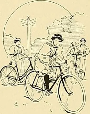 An illustration from Fashion in Paris; the various phases of feminine taste and aesthetics from 1797 to 1897, 1898, leaf 19
