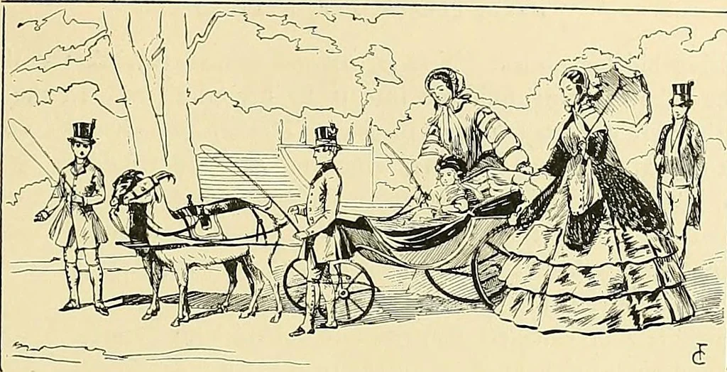 An illustration from Fashion in Paris; the various phases of feminine taste and aesthetics from 1797 to 1897, 1898, leaf 251