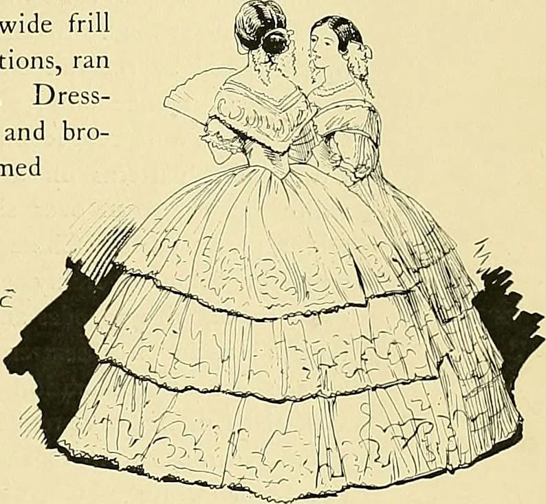 An illustration from Fashion in Paris; the various phases of feminine taste and aesthetics from 1797 to 1897, 1898, leaf 269