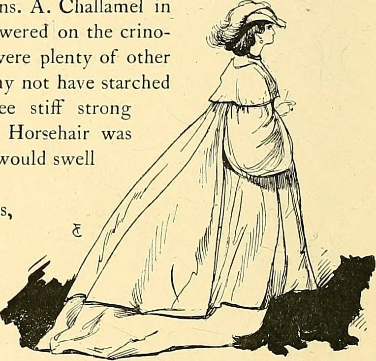 An illustration from Fashion in Paris; the various phases of feminine taste and aesthetics from 1797 to 1897, 1898, leaf 286