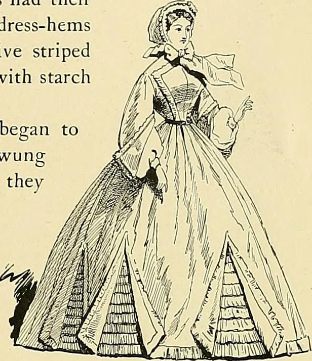 An illustration from Fashion in Paris; the various phases of feminine taste and aesthetics from 1797 to 1897, 1898, leaf 291