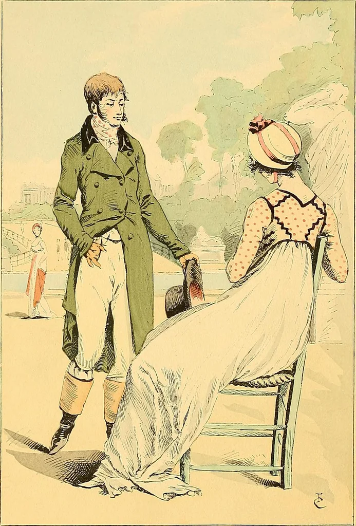 An illustration from Fashion in Paris; the various phases of feminine taste and aesthetics from 1797 to 1897, 1898, leaf 30