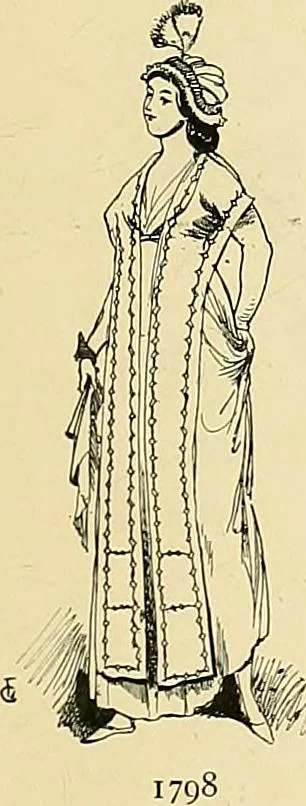 An illustration from Fashion in Paris; the various phases of feminine taste and aesthetics from 1797 to 1897, 1898, leaf 31