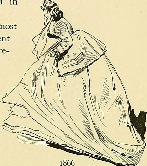 An illustration from Fashion in Paris; the various phases of feminine taste and aesthetics from 1797 to 1897, 1898, leaf 311