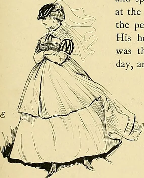 An illustration from Fashion in Paris; the various phases of feminine taste and aesthetics from 1797 to 1897, 1898, leaf 311