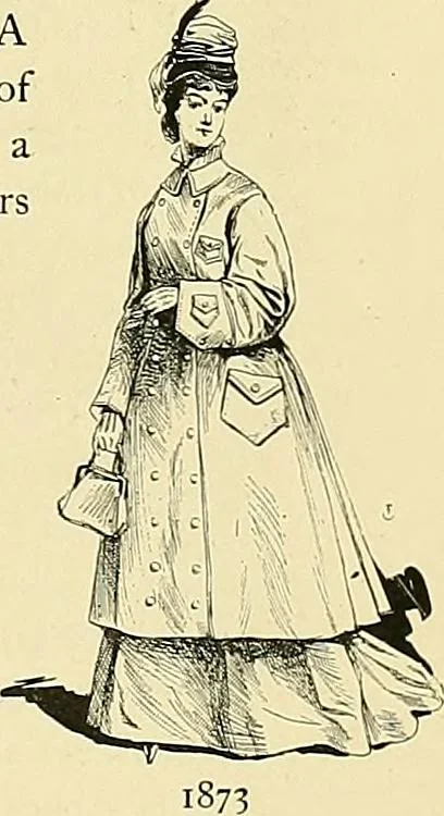 An illustration from Fashion in Paris; the various phases of feminine taste and aesthetics from 1797 to 1897, 1898, leaf 335