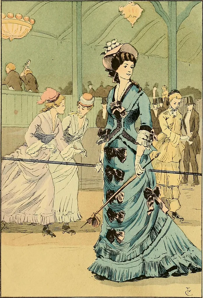 An illustration from Fashion in Paris; the various phases of feminine taste and aesthetics from 1797 to 1897, 1898, leaf 339