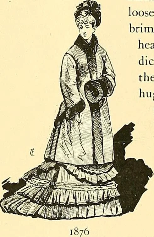An illustration from Fashion in Paris; the various phases of feminine taste and aesthetics from 1797 to 1897, 1898, leaf 342