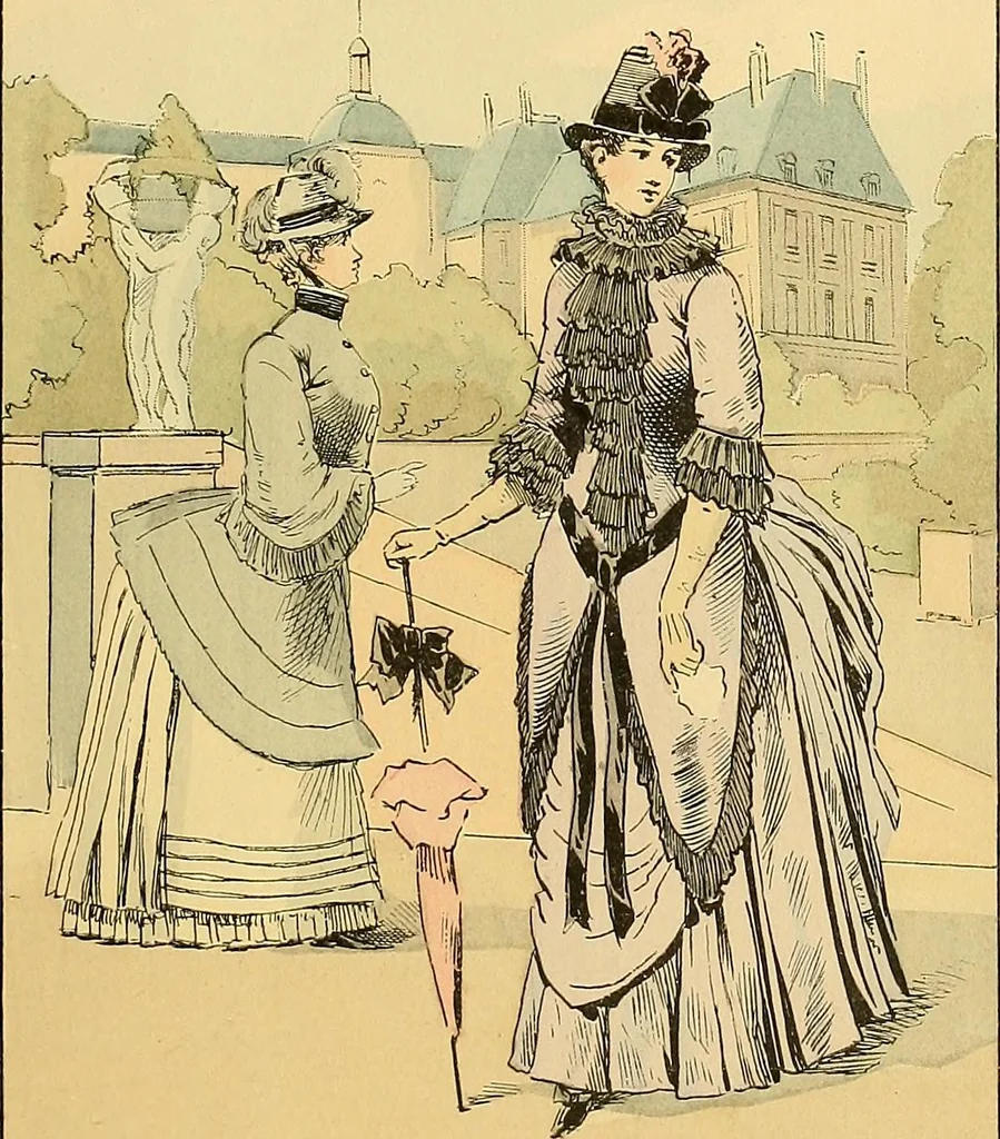 An illustration from Fashion in Paris; the various phases of feminine taste and aesthetics from 1797 to 1897, 1898, leaf 359