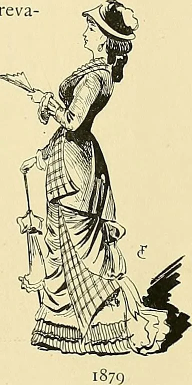 An illustration from Fashion in Paris; the various phases of feminine taste and aesthetics from 1797 to 1897, 1898, leaf 361