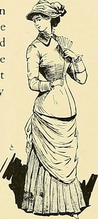 An illustration from Fashion in Paris; the various phases of feminine taste and aesthetics from 1797 to 1897, 1898, leaf 371