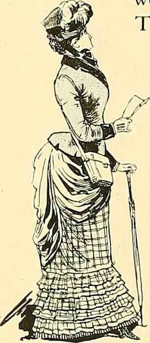 An illustration from Fashion in Paris; the various phases of feminine taste and aesthetics from 1797 to 1897, 1898, leaf 372