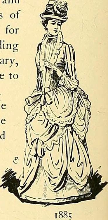 An illustration from Fashion in Paris; the various phases of feminine taste and aesthetics from 1797 to 1897, 1898, leaf 378
