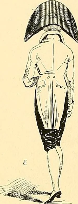 An illustration from Fashion in Paris; the various phases of feminine taste and aesthetics from 1797 to 1897, 1898, leaf 38