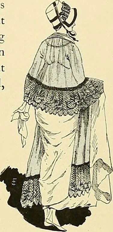 An illustration from Fashion in Paris; the various phases of feminine taste and aesthetics from 1797 to 1897, 1898, leaf 45