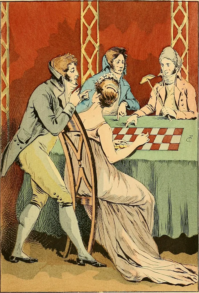An illustration from Fashion in Paris; the various phases of feminine taste and aesthetics from 1797 to 1897, 1898, leaf 67