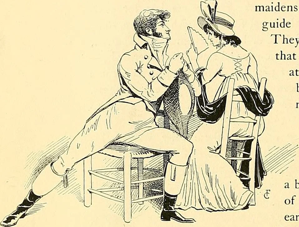 An illustration from Fashion in Paris; the various phases of feminine taste and aesthetics from 1797 to 1897, 1898, leaf 86