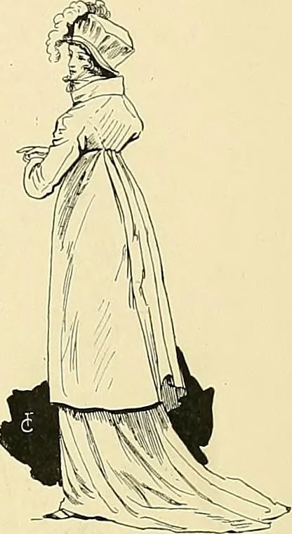 An illustration from Fashion in Paris; the various phases of feminine taste and aesthetics from 1797 to 1897, 1898, leaf 99