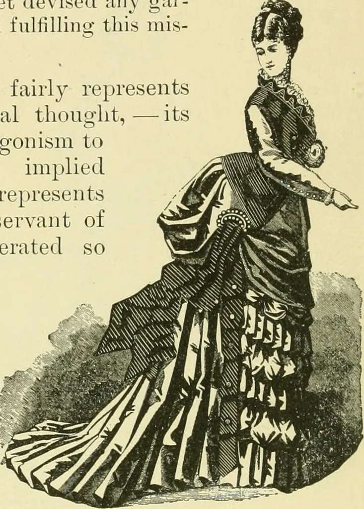 An illustration from Fashion's slaves, 1892, leaf 15
