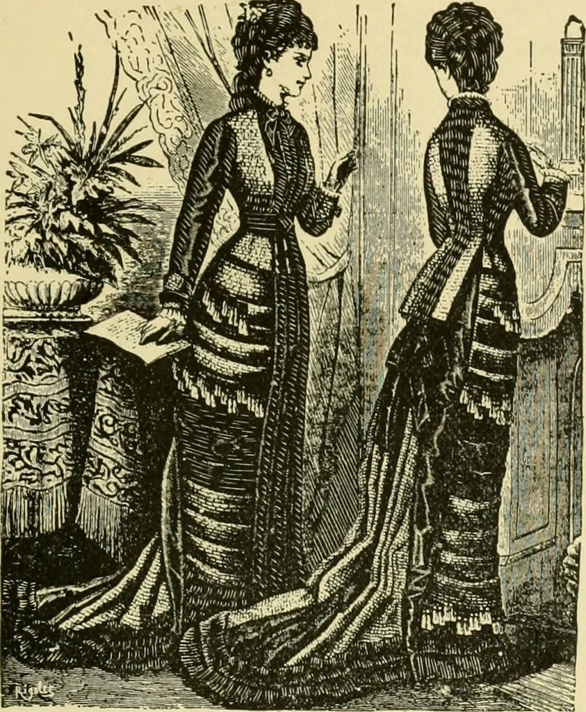 An illustration from Fashion's slaves, 1892, leaf 18