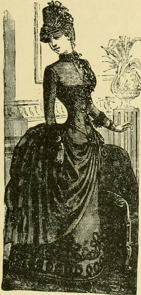 An illustration from Fashion's slaves, 1892, leaf 24