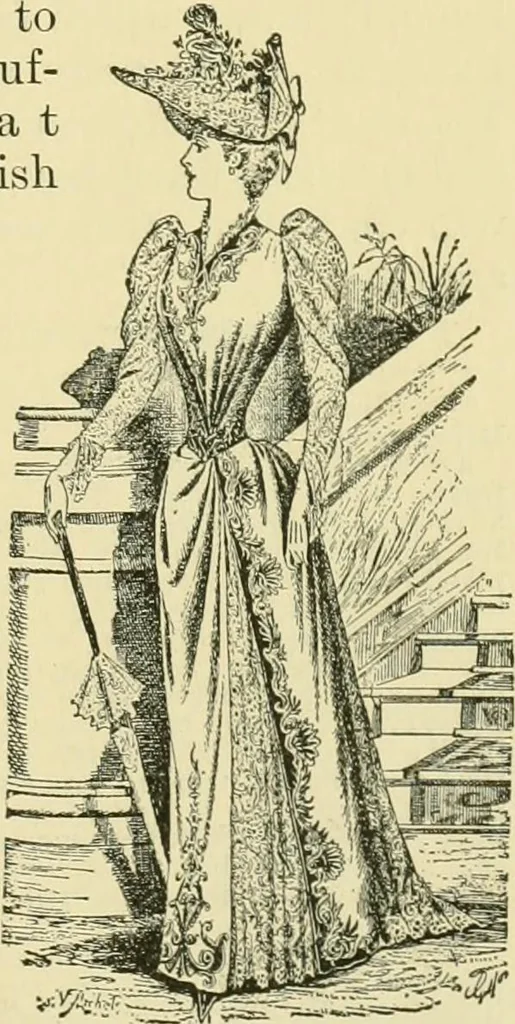 An illustration from Fashion's slaves, 1892, leaf 24