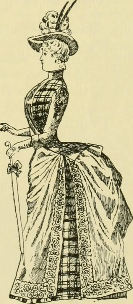 An illustration from Fashion's slaves, 1892, leaf 26