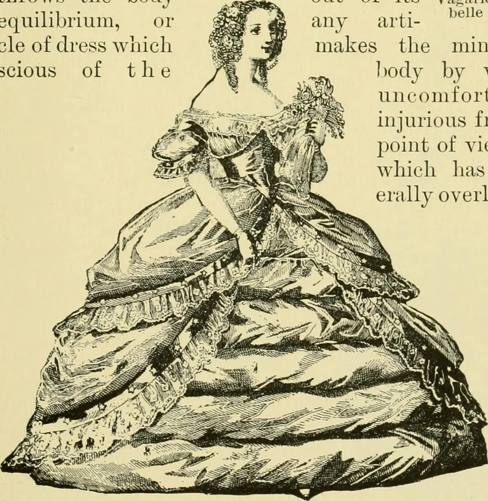 An illustration from Fashion's slaves, 1892, leaf 28