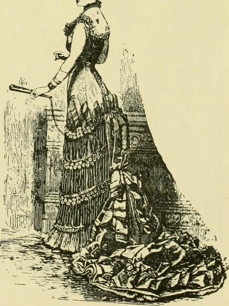 An illustration from Fashion's slaves, 1892, leaf 30